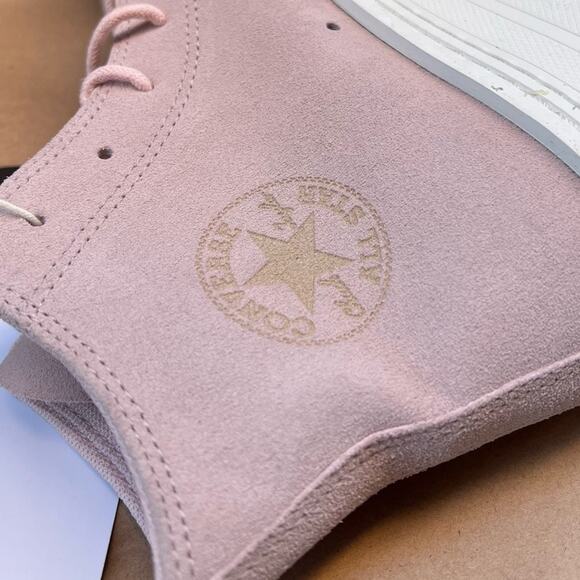 NEW Womens Size 8.5 Converse All Star Modern Lift Platform High Pink Sage Egret - Picture 8 of 10